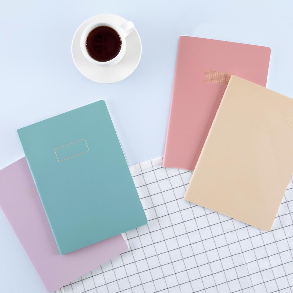 올라 미니멀 노트 그리드노트 (A5 모눈 줄 도트 무지노트)