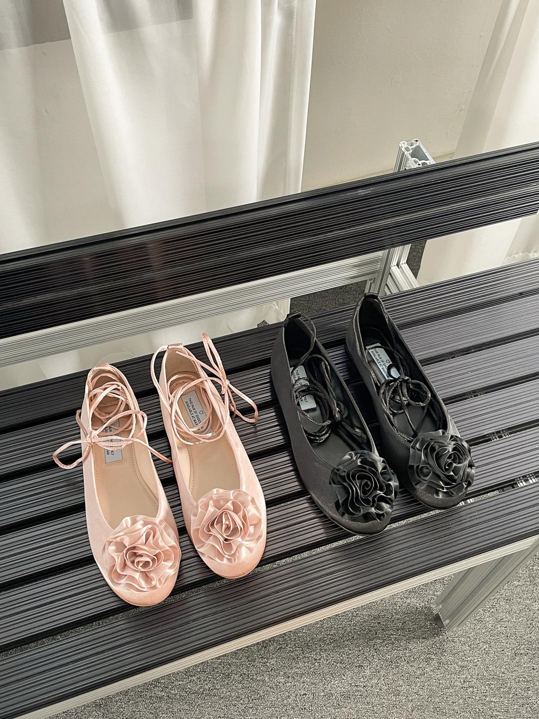 corsage strap plat shoes