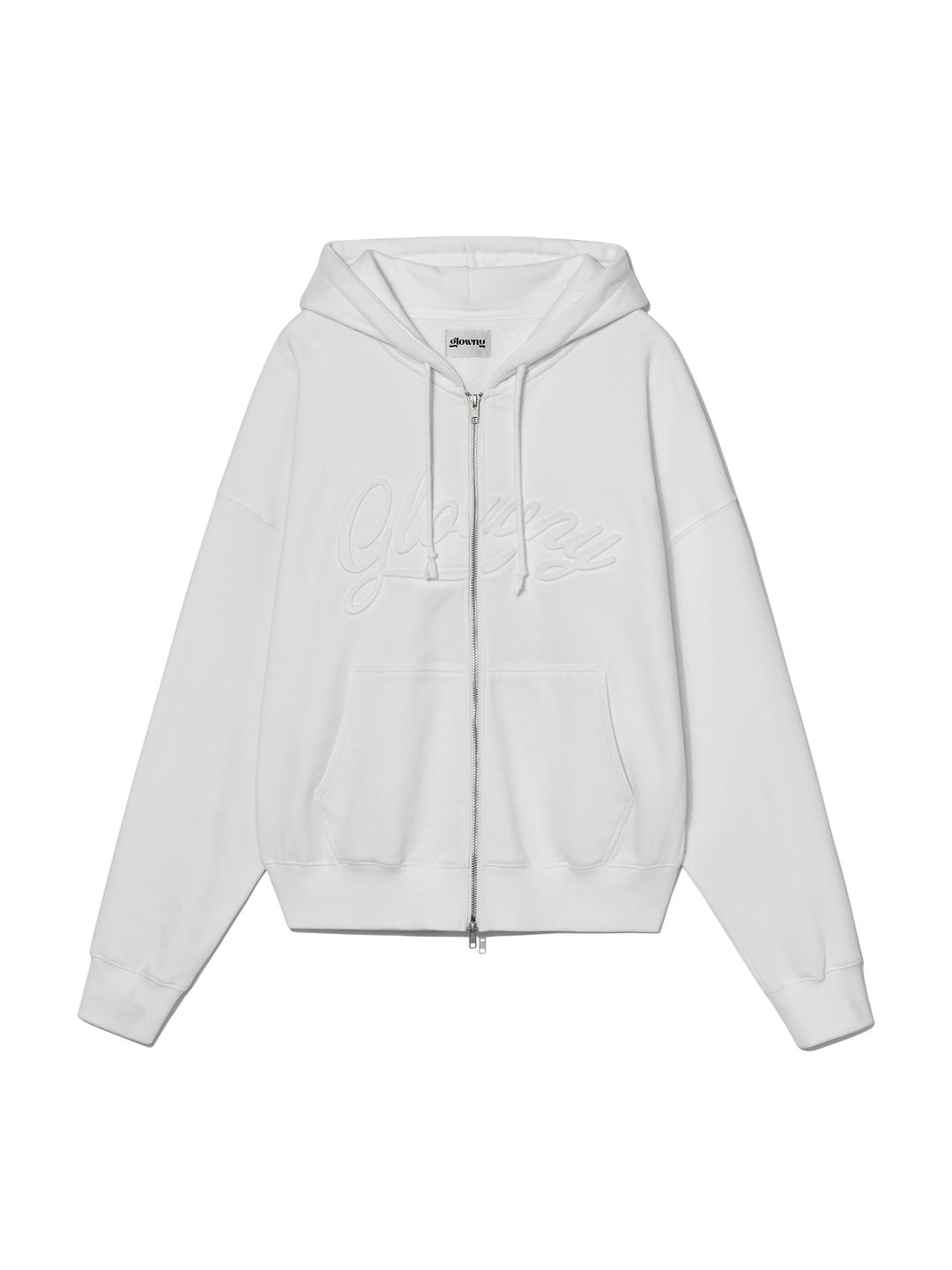 JORDAN ZIP-UP HOODIE (WHITE) (3/24~)