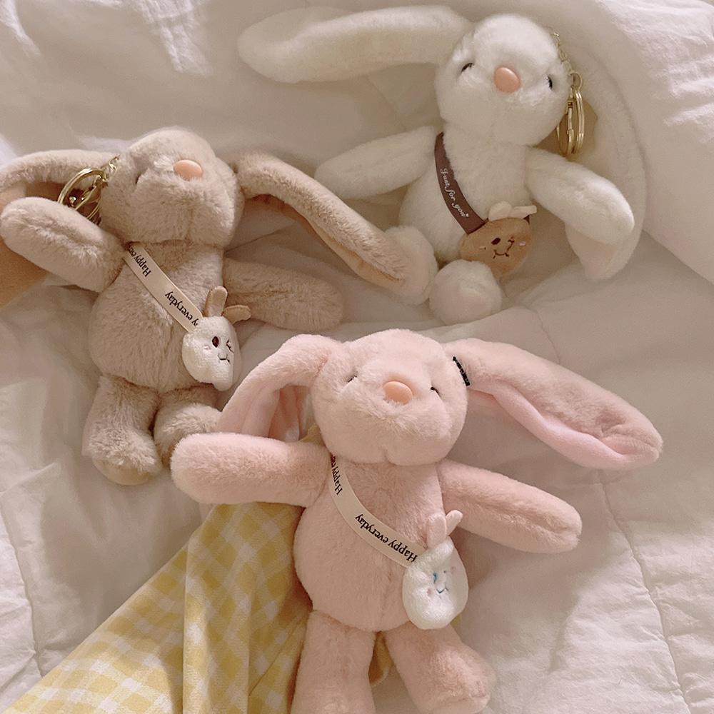 보들보들 귀여운 토끼 인형 가방 키링 키홀더 가방고리 래빗 열쇠고리