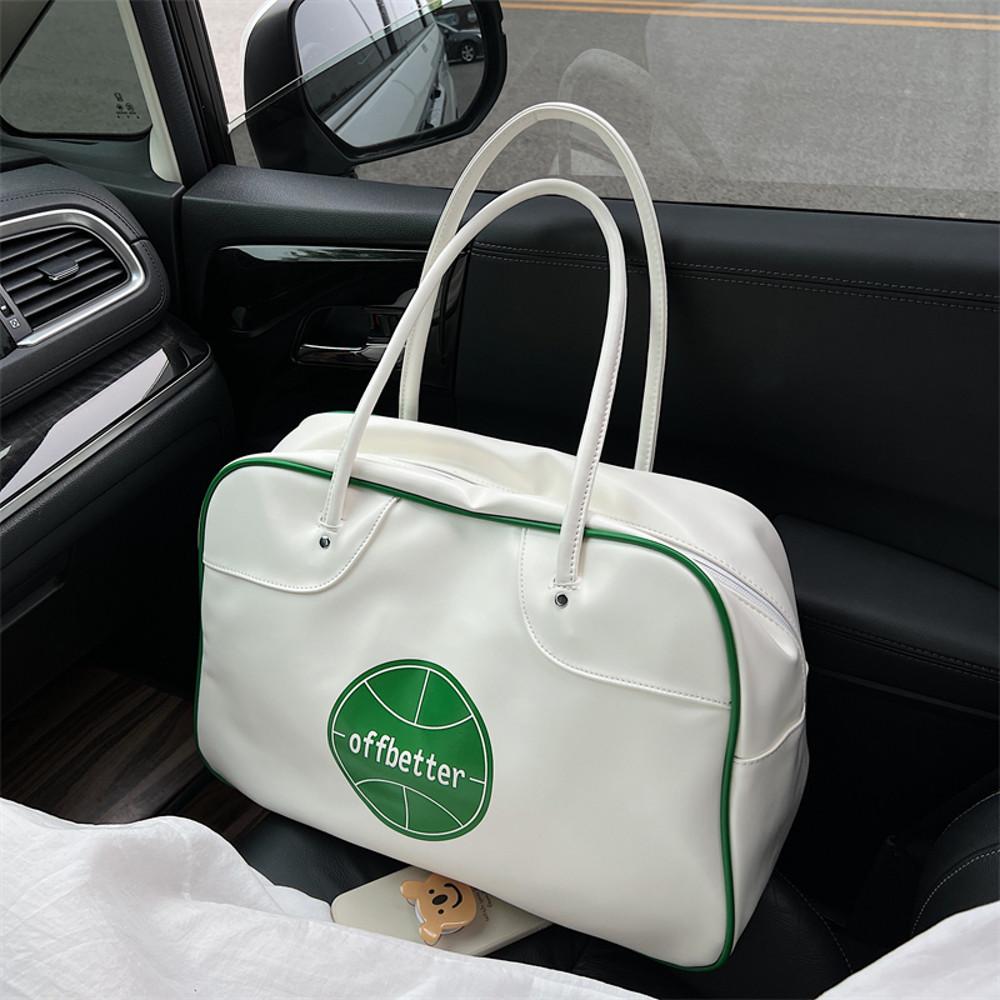 enamel tennis bag 에나멜 테니스 백 헬스가방 토트백 기내용 가방