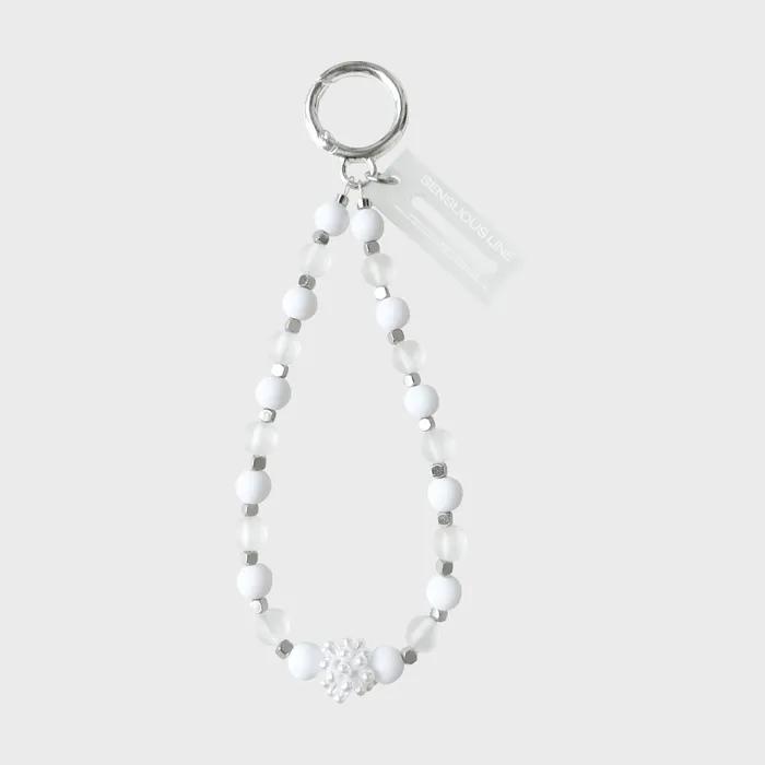 [자체제작] 폰 스트랩 키링 (WHITE DEW)