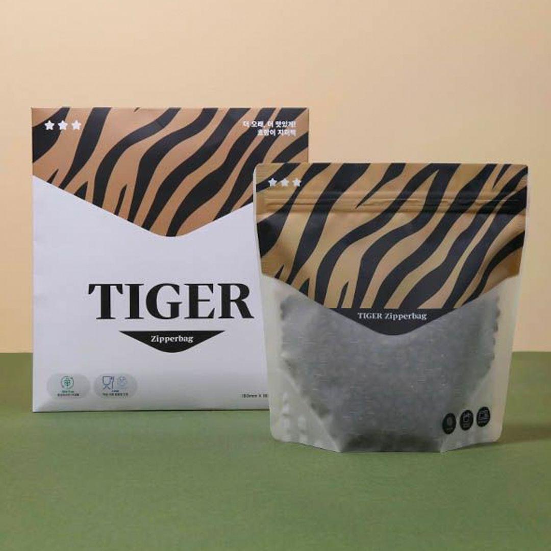 [X-MAS특가]호랑이지퍼백 중형 10매