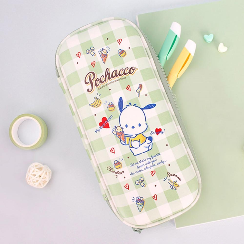 산리오 포차코 필통 초등학생 중학생 대학생 학용품 선물 와이드