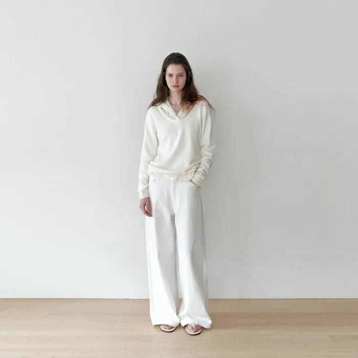 Clair U-Neck Knit_Ivory