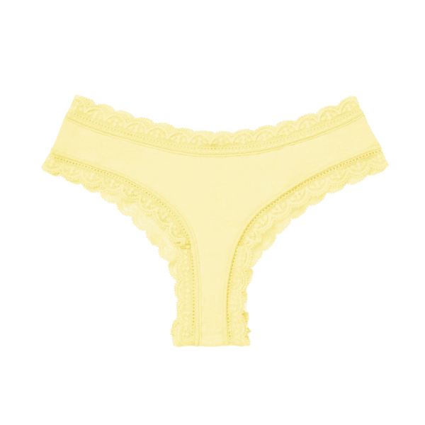 Minimal Lace Cheeky Panty(Lemon)