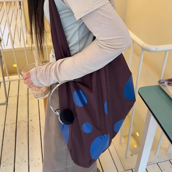 Dot Bubble Bag_Brown
