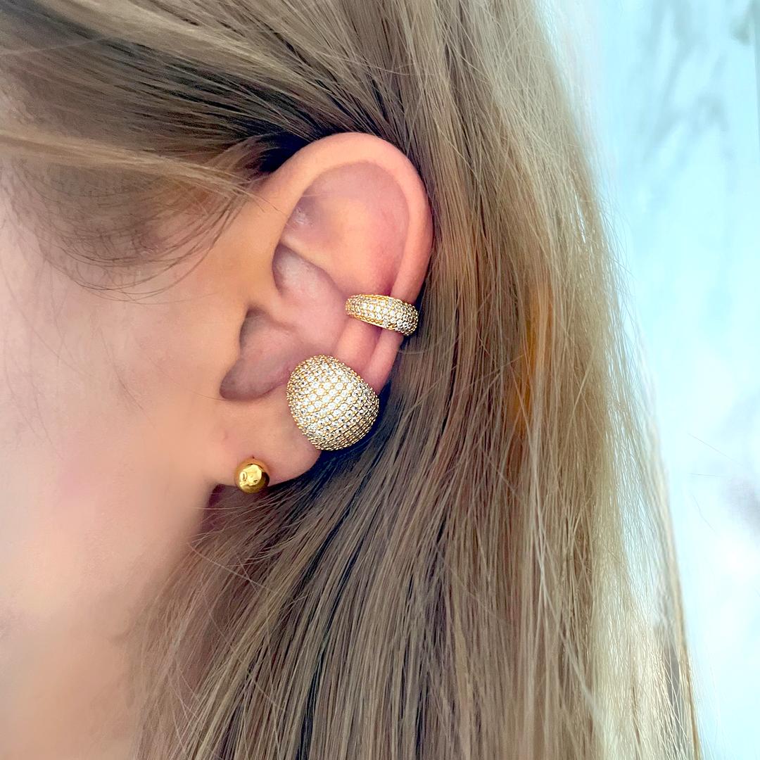 글램 볼륨 스파클링 이어커프 귀찌 2type