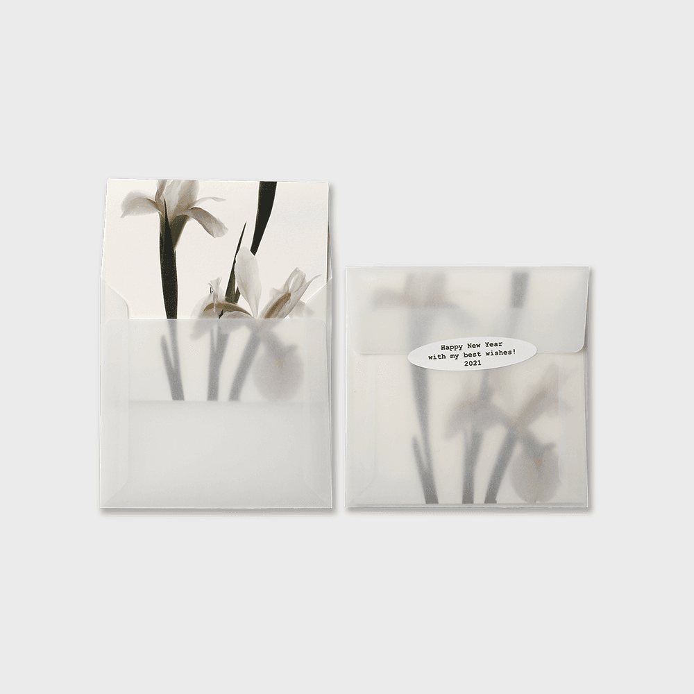 Flower Card l Iris 아이리스