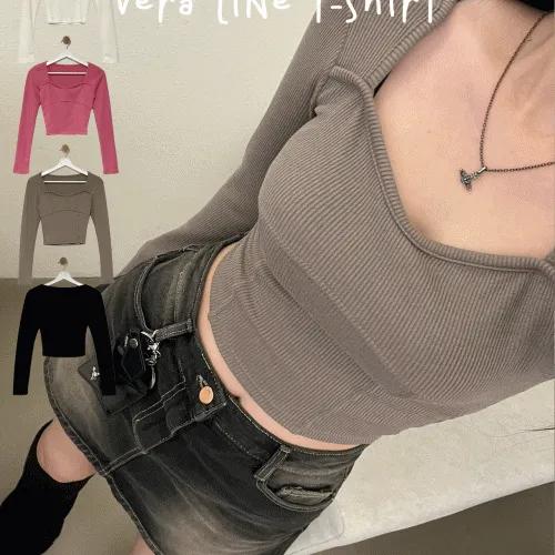 🚀오늘출발🚀 베라 라인 티 (4color)