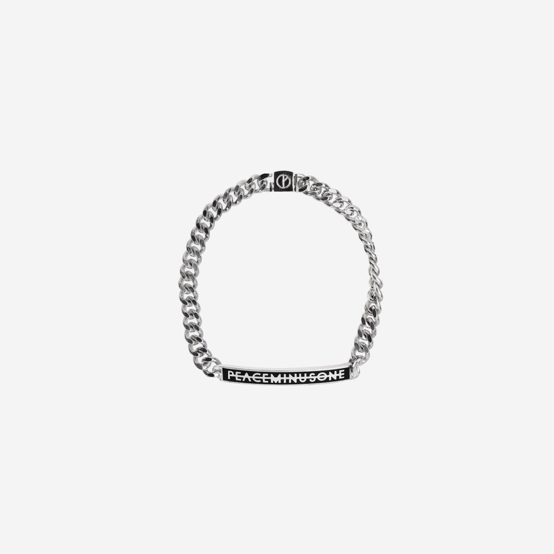 【Peaceminusone】 Logo Bracelet #1 Black 피스마이너스원 로고 브레이슬릿 #1 블랙 | Peaceminusone | KREAM