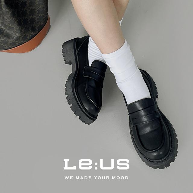 더르어스 (당일발송) [MADE]  다에나 통굽 로퍼 2TYPE (4cm)