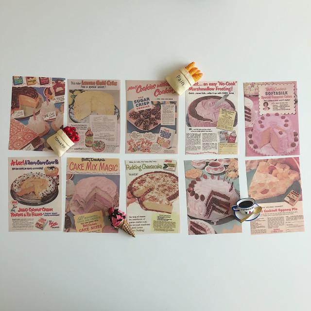 빈티지st 베이킹 페이퍼 벽꾸 다꾸 인테리어 소품 포스터 엽서 포장