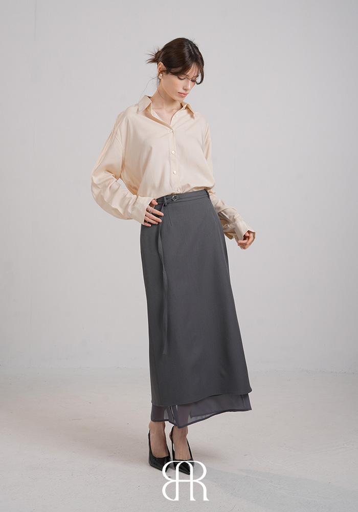 라일리 레이어드 스커트