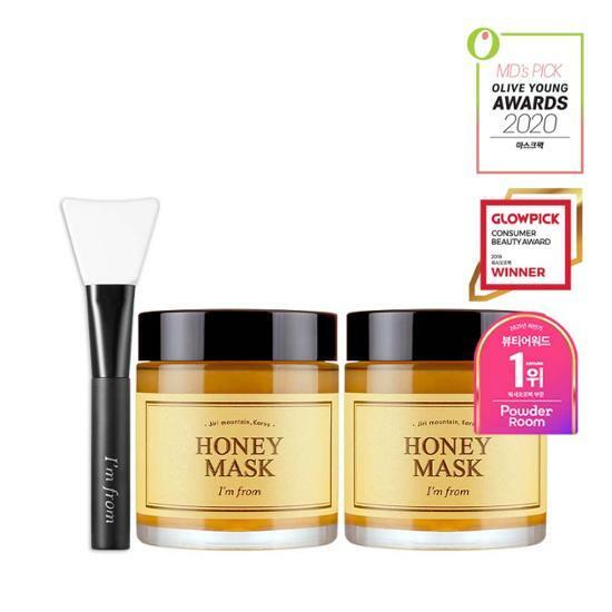 [단독기획] 아임프롬 허니마스크 더블 기획(120g+120g+실리콘 마스크 브러쉬)