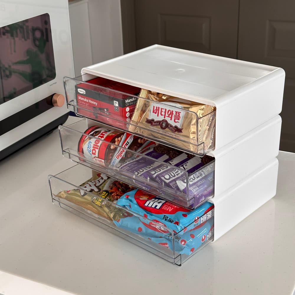 팬트리 가로 서랍형 정리함 (1구)