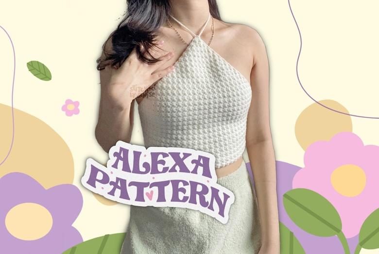 Alexa Top Crochet Pattern by Stitched By Denise