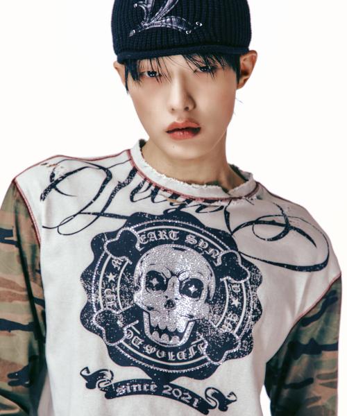 Skeletal Camo Vintage T-Shirt_[Camo]
