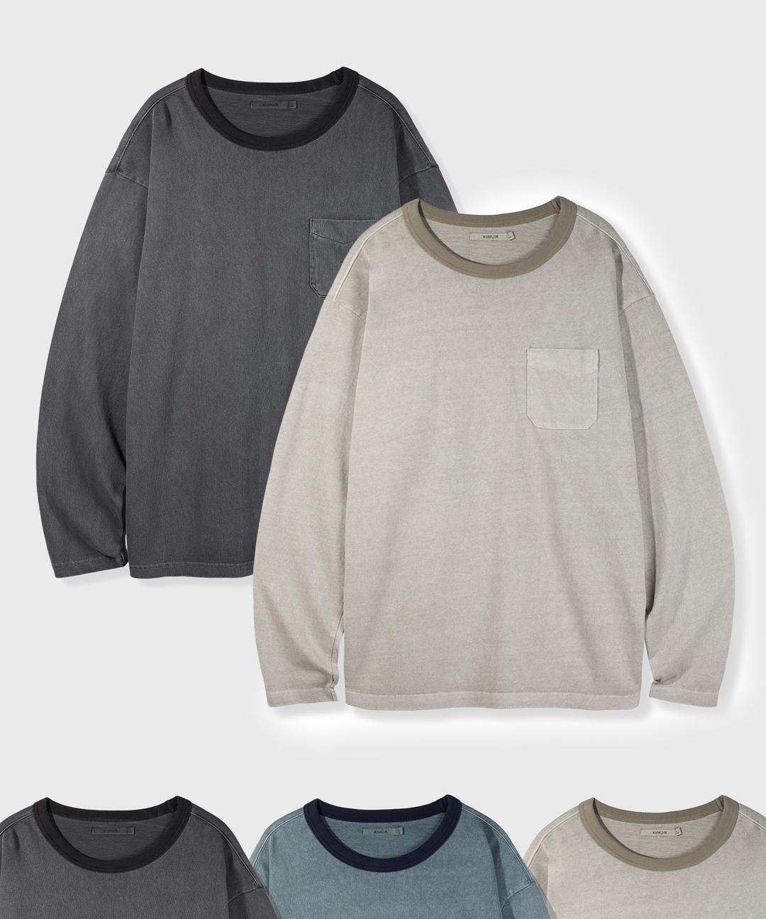 워시드 롱슬리브_3 COLOR