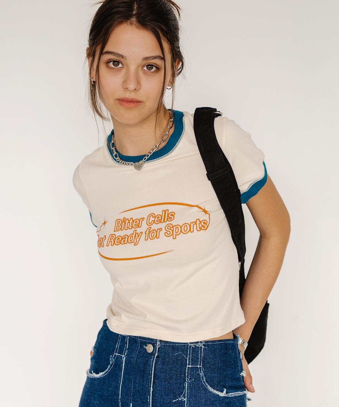 Star Ringer Tee-Cream