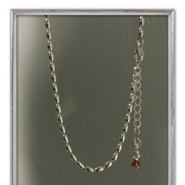 life is an egg, silver necklace