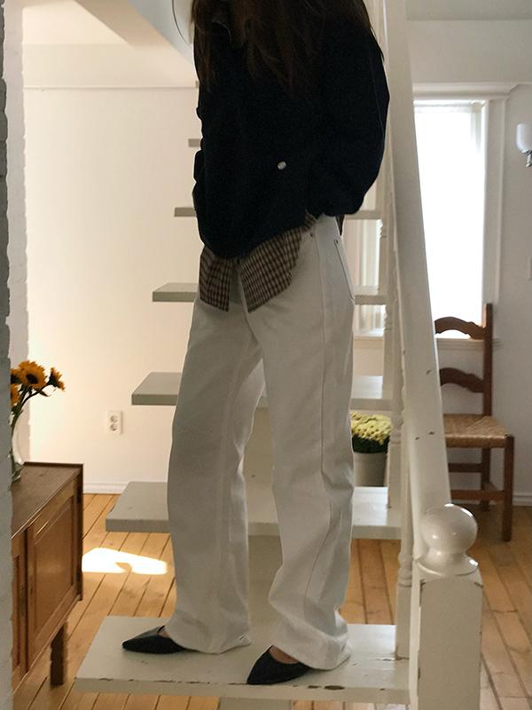 블렘토 Well Low Cotton Pants