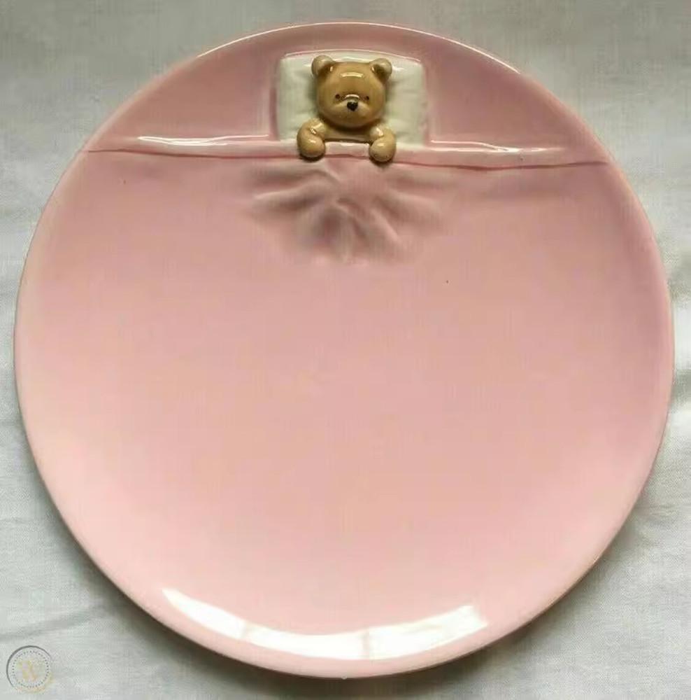 이불 곰 디너 접시 식기 접시