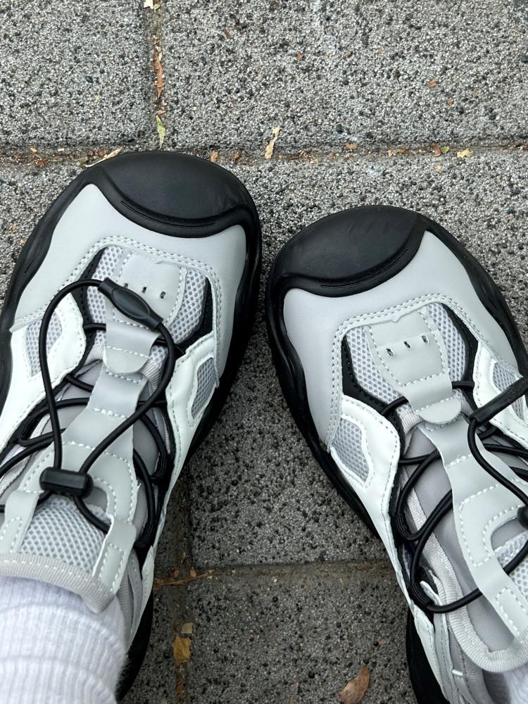 트레킹 배색 스트링 운동화