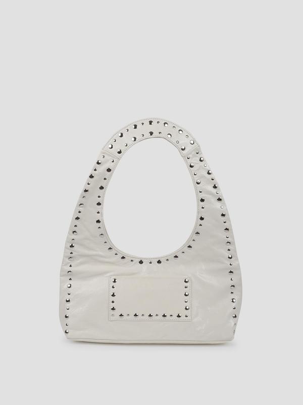 기마구아스 화이트 토트백