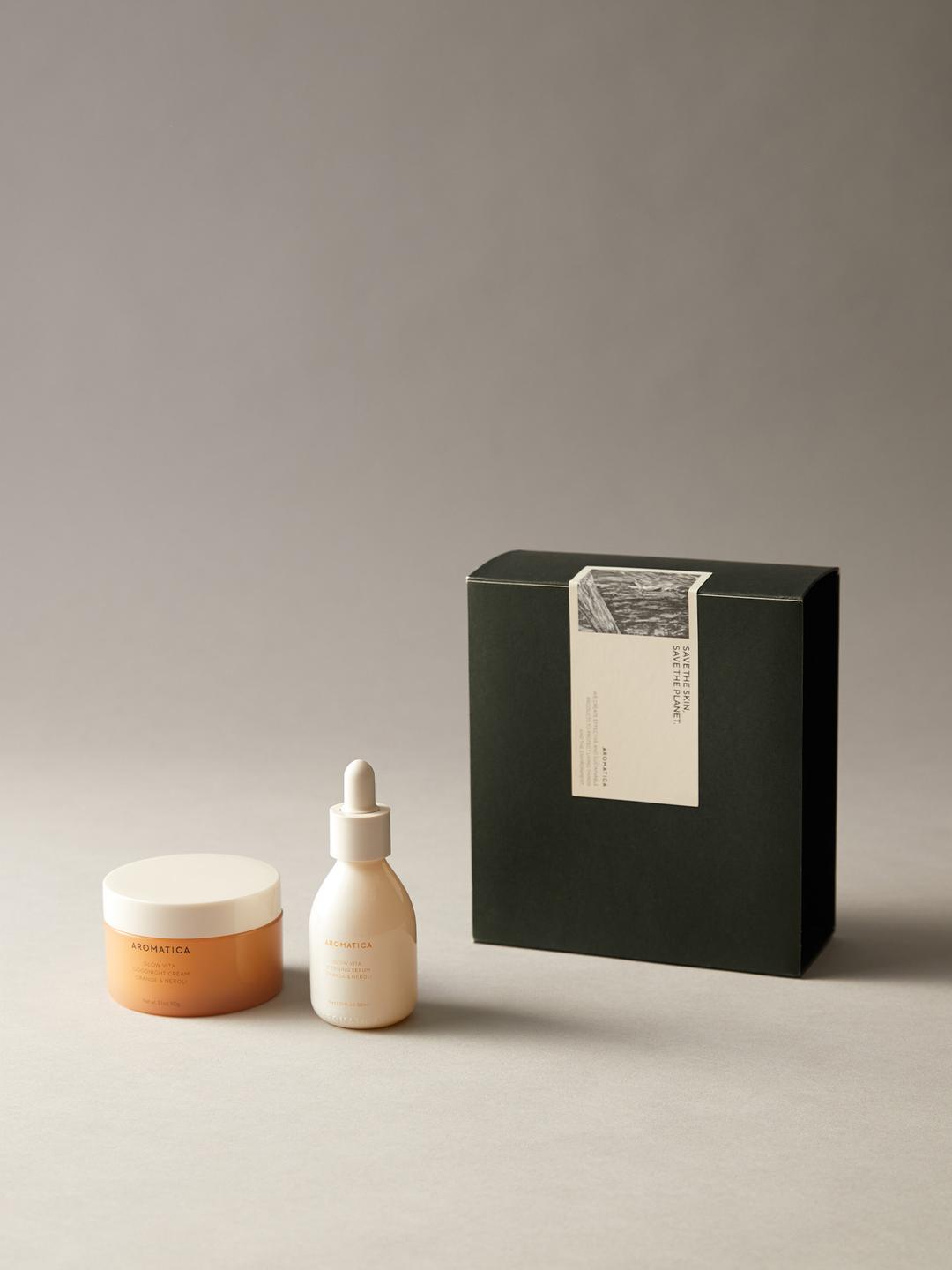 글로우 비타 토닝 세럼 & 굿나잇 크림 세트