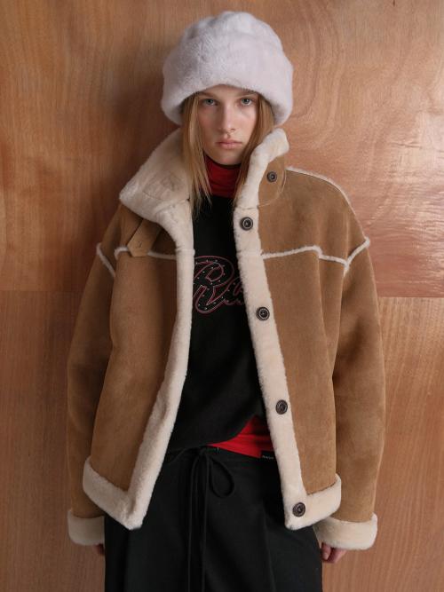 High-neck Shearling Mustang VM5WM014_2color