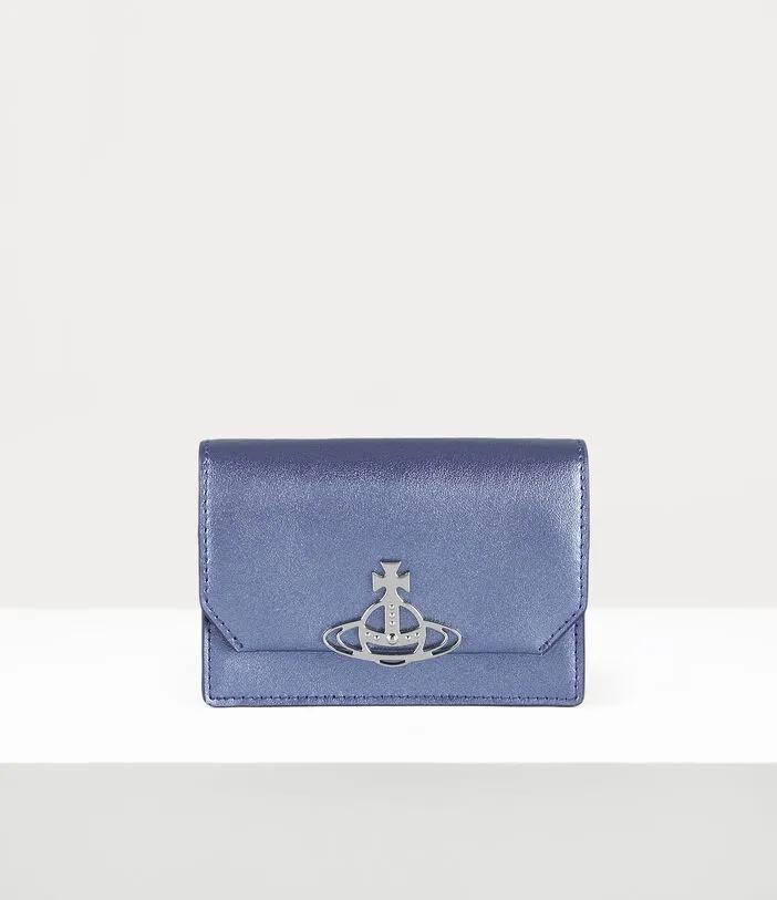 비비안웨스트우드 비지니스 카드지갑 펄 글리터 퍼플