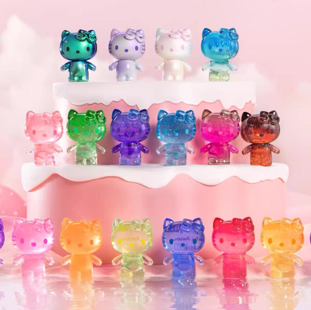 정품 산리오 헬로키티 미니 피규어 50주년 시리즈 랜덤 1팩(3종)