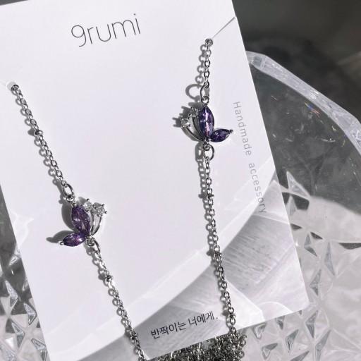 무배💜보라보라🦋나비 마스크 스트랩 목걸이 안경줄