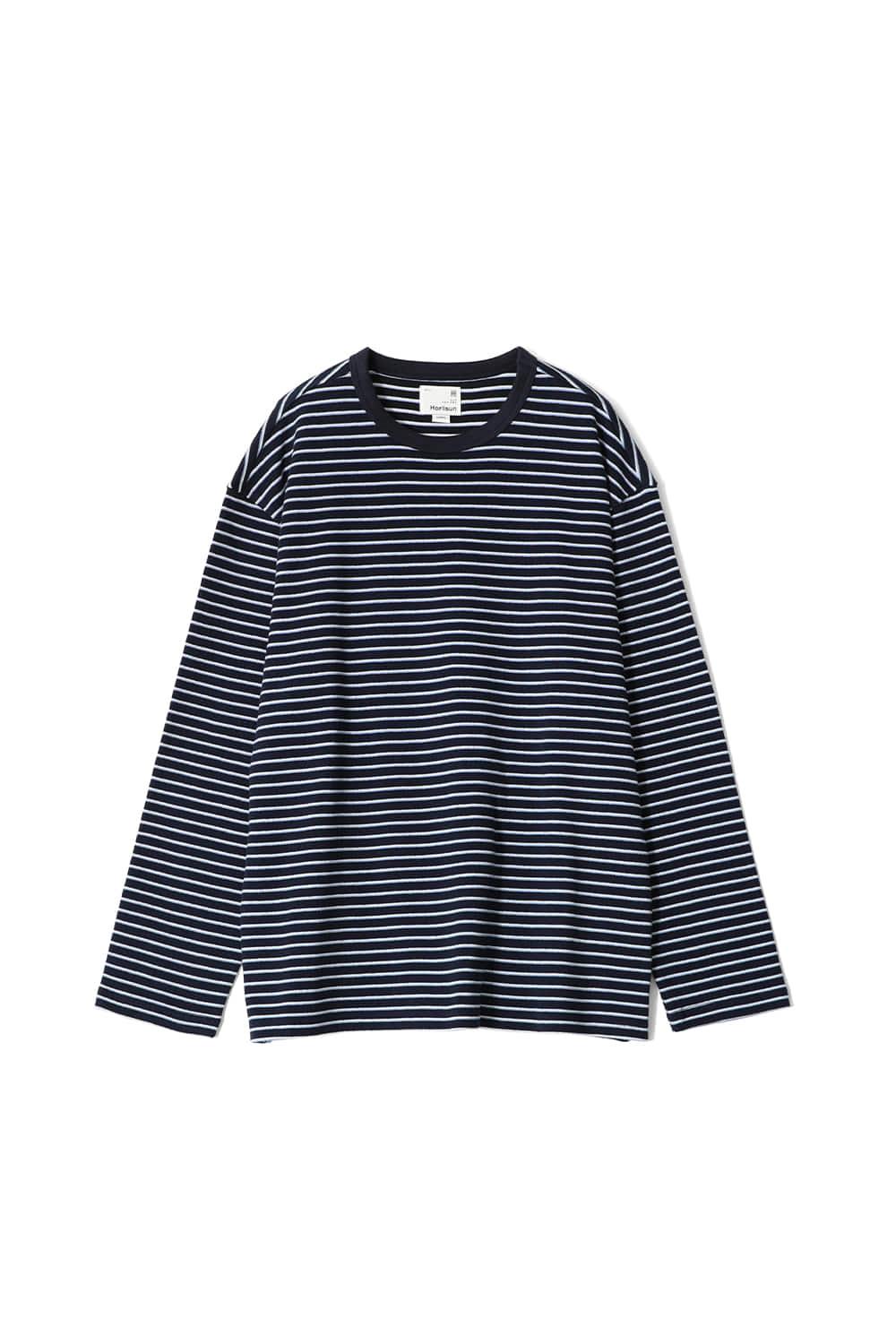 Powell Long Sleeve Stripe T-shirt Navy