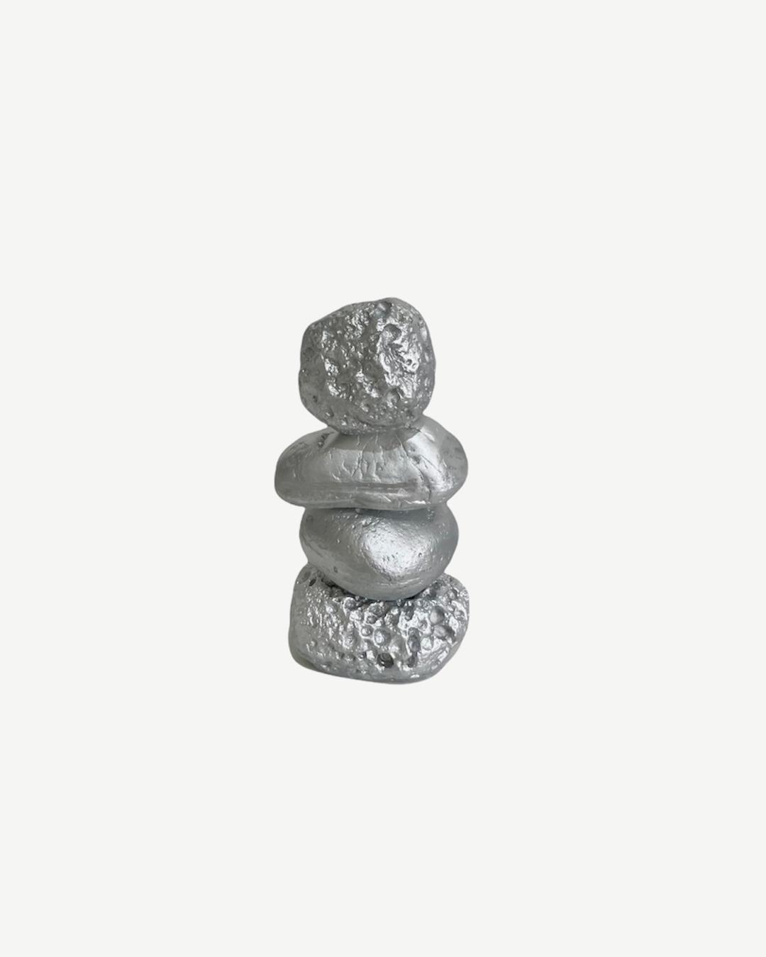 those days | Stone Incense Holder (Silver)