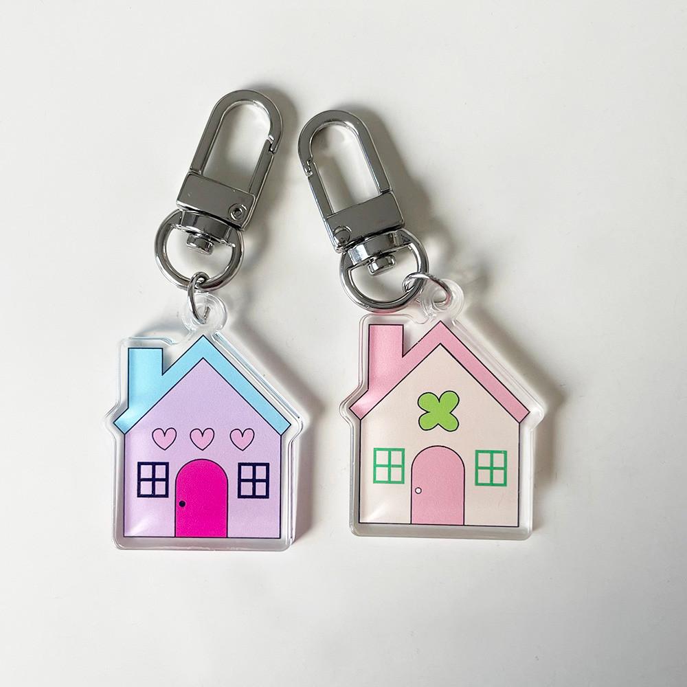 위시룸 집 에어팟 키링 (heart, lucky house)