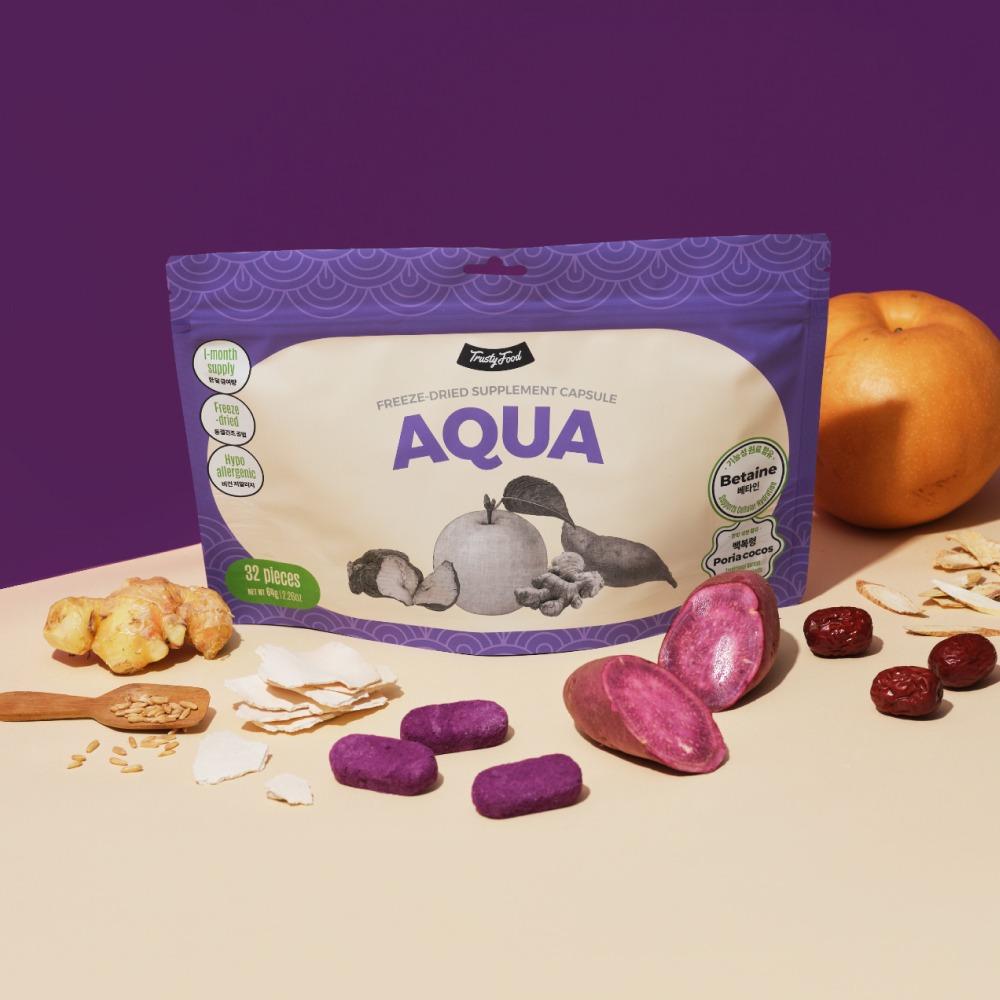 트러스티푸드 동결건조 영양제 캡슐 수분충전 아쿠아 32개입