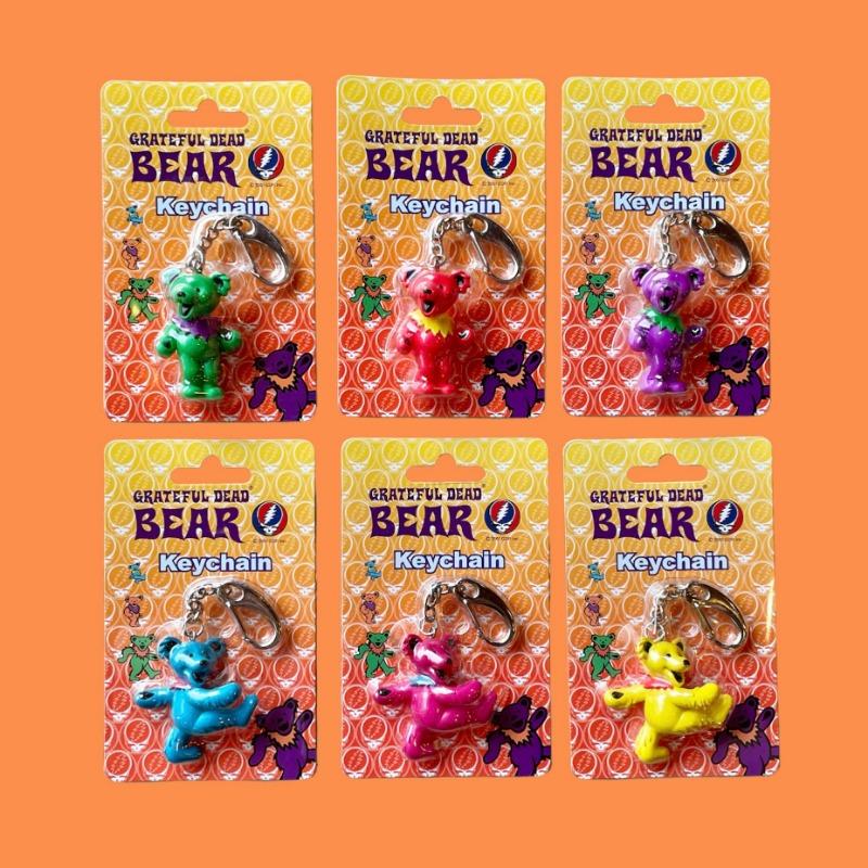 [Grateful Dead Bear]Dancing Bears Keychains_6 colors