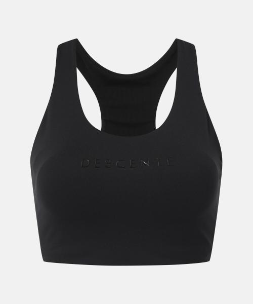 우먼스 숏 미디엄서포트 브라탑 블랙 SR122PBR11