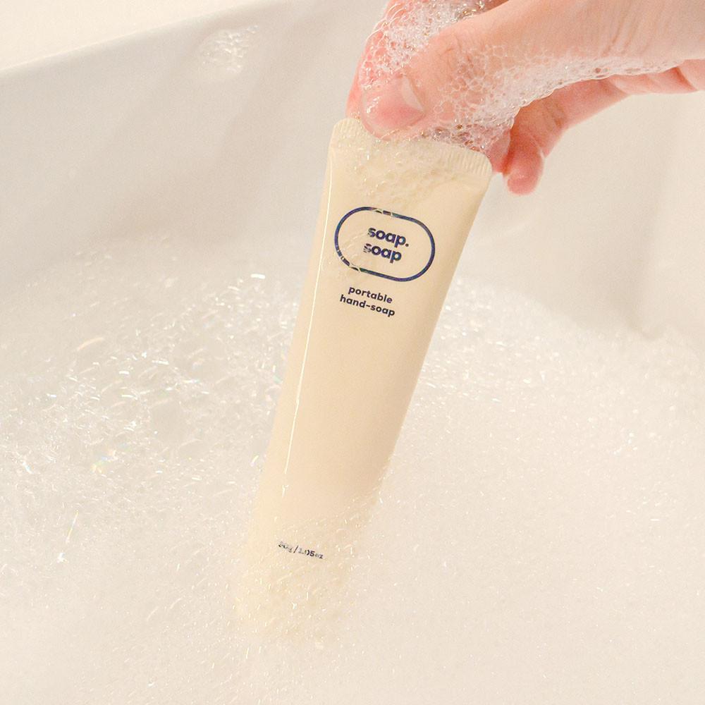 소프소프 휴대용 핸드워시 30ml - 거품 물비누 핸드솝 손세정제