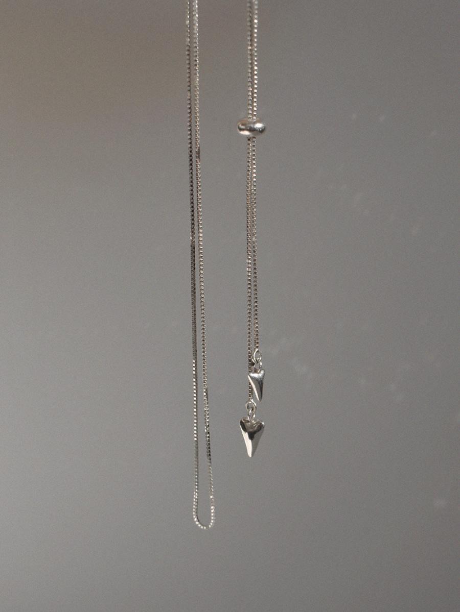 long heart necklace