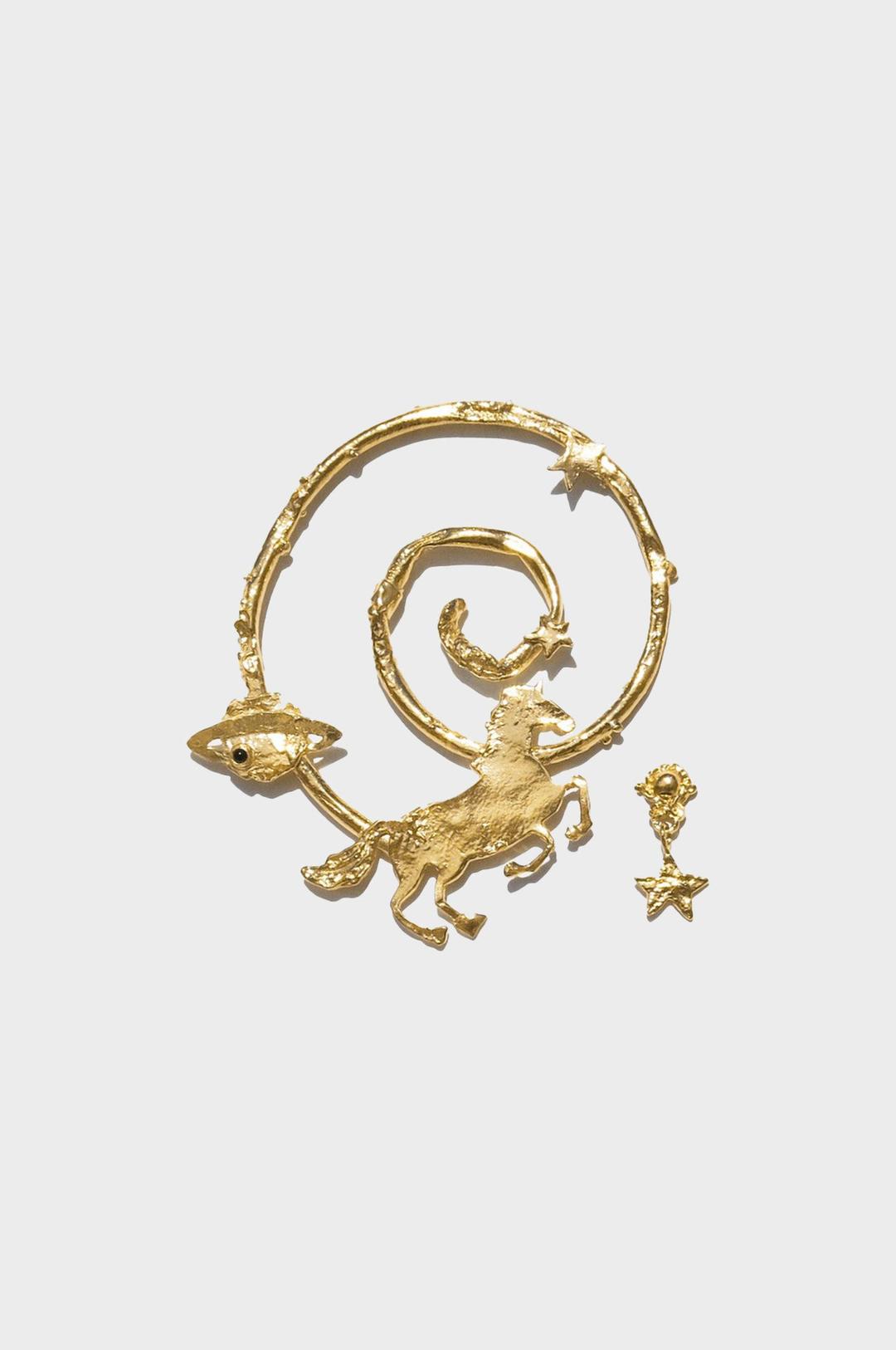 Beatriz Jardinha - Isadora Earrings Gold - Gold / OS