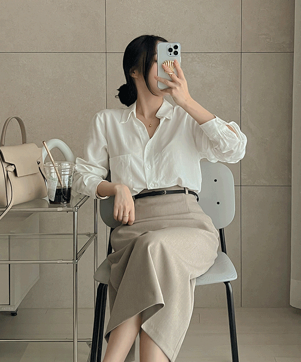 [벨트set]리베 롱 스커트sk (4color)