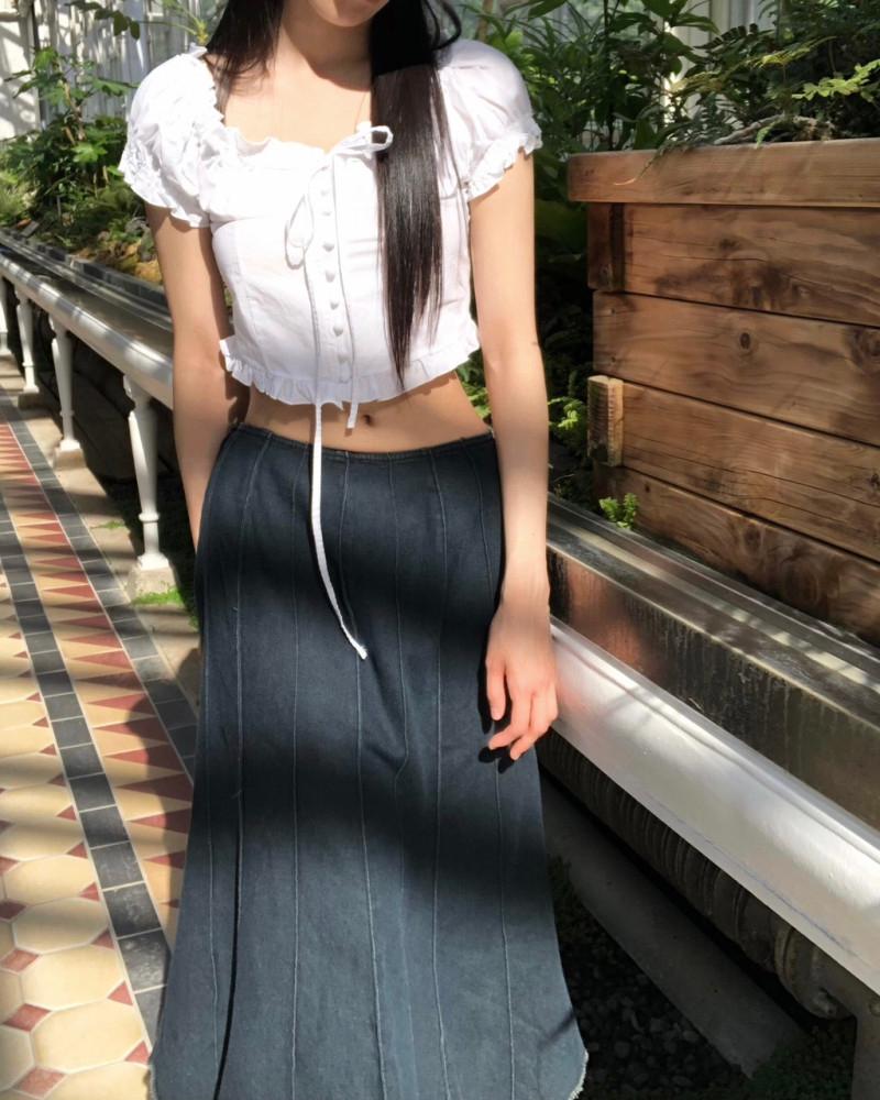 [vintage] osaka long skirt (오사카 롱 스커트)