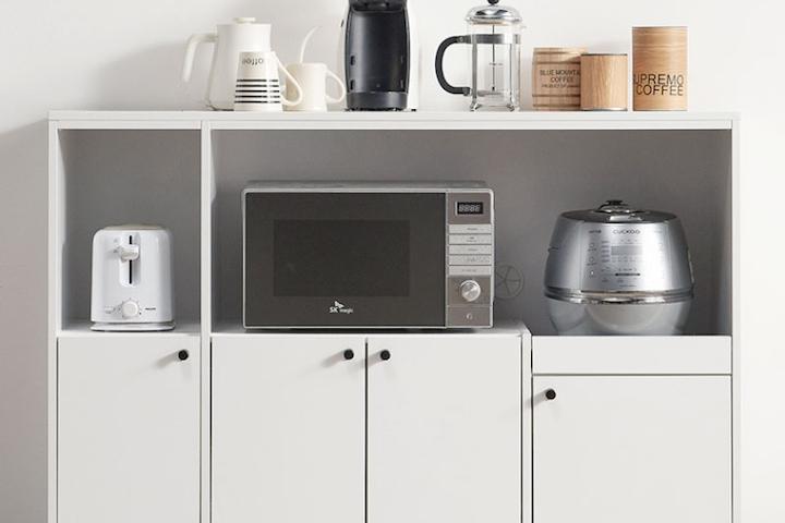 쿠커 1200다용도 주방수납장 렌지대 5colors