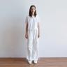 Knot ribbon pants - white