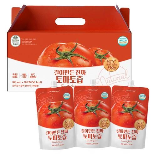 유기농마루 갈아만든 진짜 토마토즙, 100ml, 30개 - 기타생활잡화 | 쿠팡