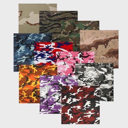 4141 22인치 카모 반다나 (11컬러)