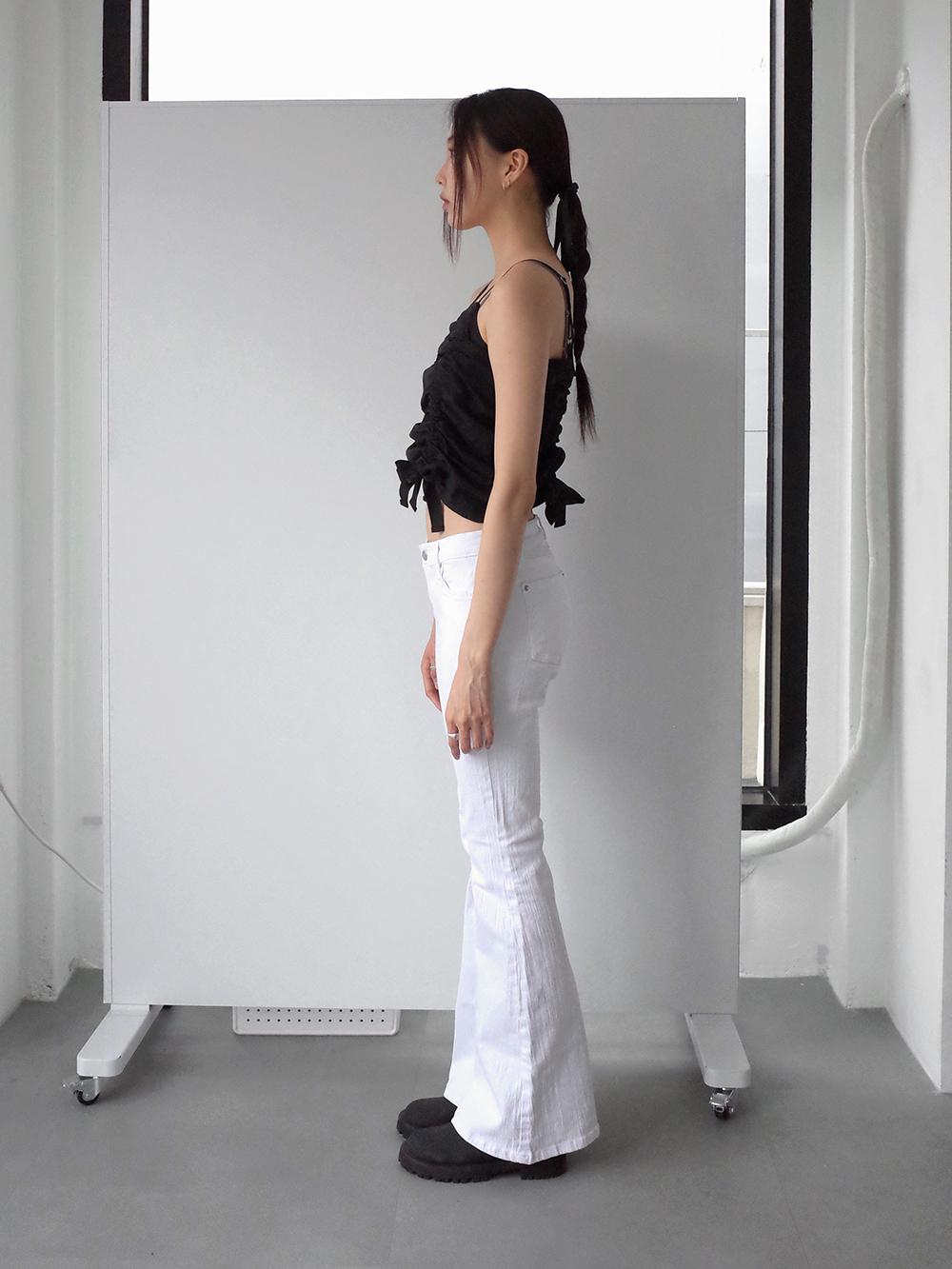 베이비랩 thin low rise boot cut pt